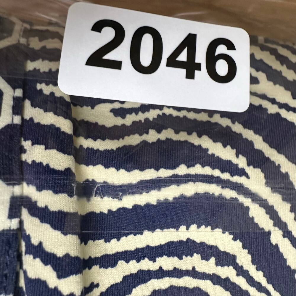 J Mclaughlin Top Womens XS Navy Zebra Catalina Tunic 3/4 Length Sleeve Stretch - Picture 15 of 15